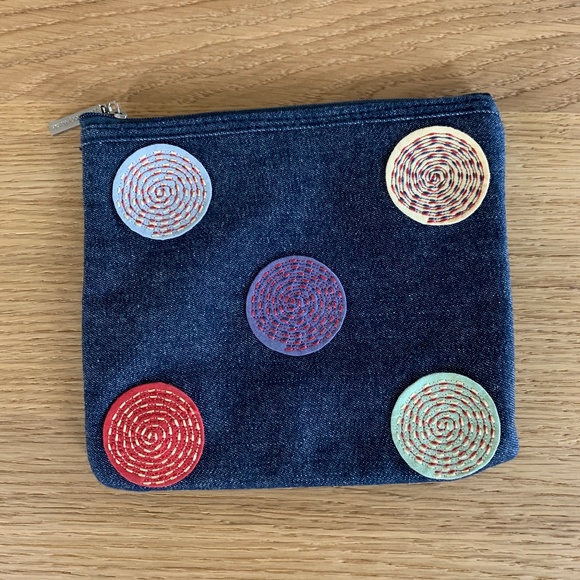 Bath & Body works Denim Cosmetic Bag - Picture 1 of 3